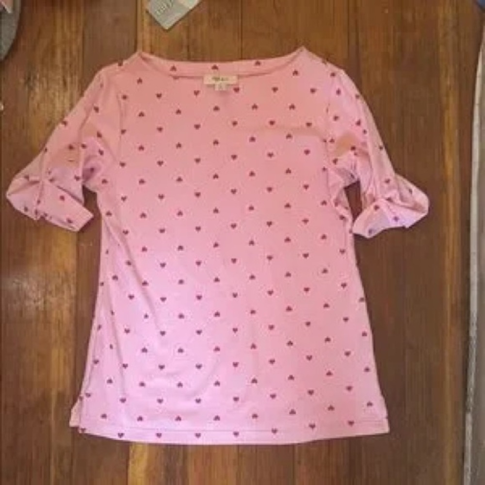 Style & Co. Pink Patterned Top